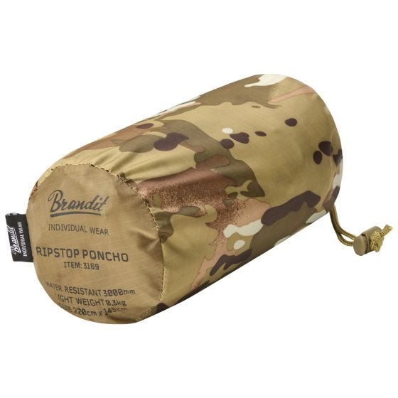 Brandit Ripstop Poncho Tactical Camo