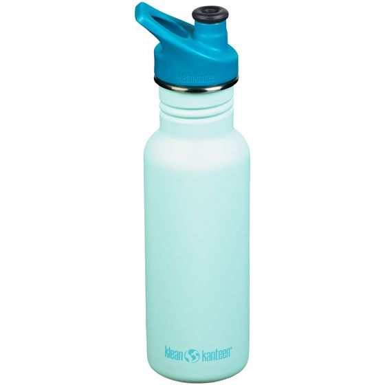 Klean Kanteen Classic Narrow 532ml Bottle Sport Cap Blue Tint