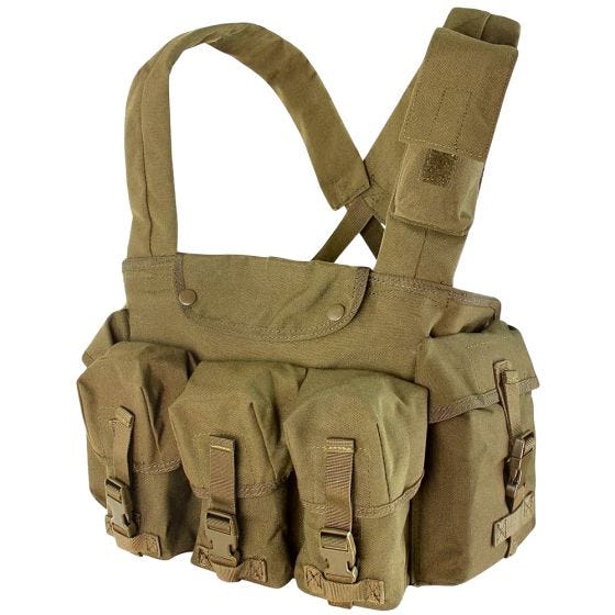 Condor 7-Pocket Chest Rig Coyote Brown