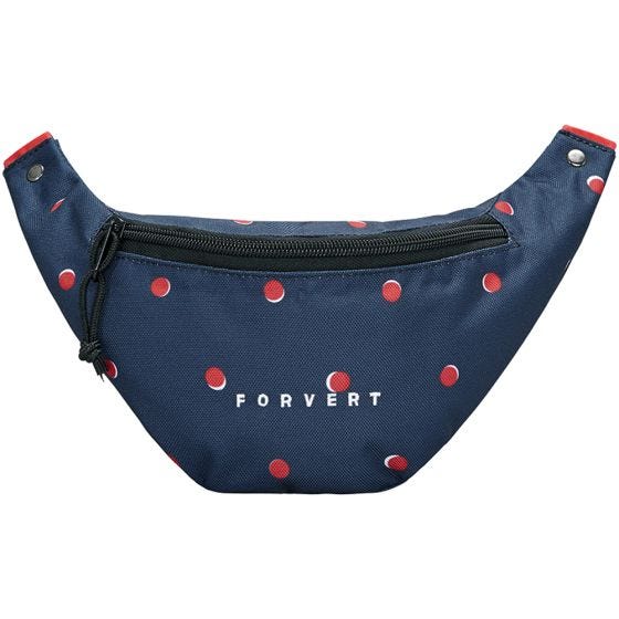 Forvert Leon Hip Bag Navy Doubledots