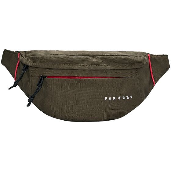 Forvert Levi Allover Hip Bag Dark Olive