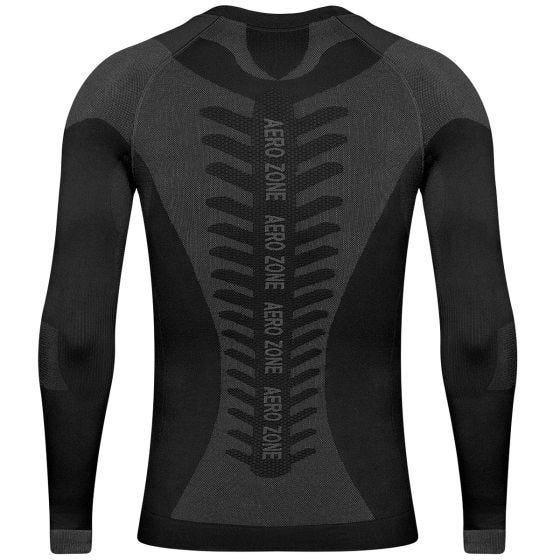 Alpinus Men Tactical Longsleeve Base Layer Black-Grey