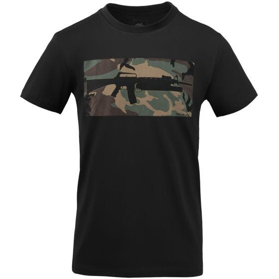 Helikon 16/203 Combo T-Shirt Black/US Woodland