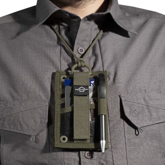 Pentagon ID Card Holder RAL 7013