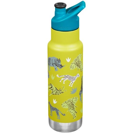 Klean Kanteen Kid Kanteen 355ml Classic Insulated Bottle Sport Cap Safari