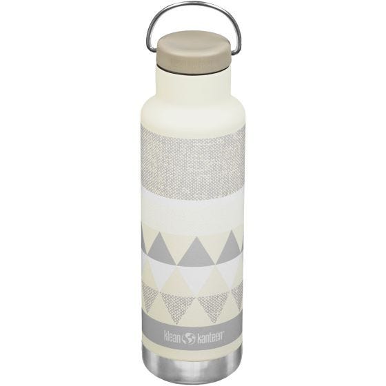 Klean Kanteen 592ml Classic Vacuum Insulated Bottle Loop Cap Salt Flats