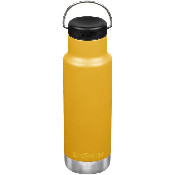 Klean Kanteen 355ml Classic Vacuum Insulated Bottle Loop Cap Marigold