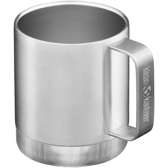 Klean Kanteen 355ml Insulated Camp Mug w/Tumbler Lid Brushed Stainless