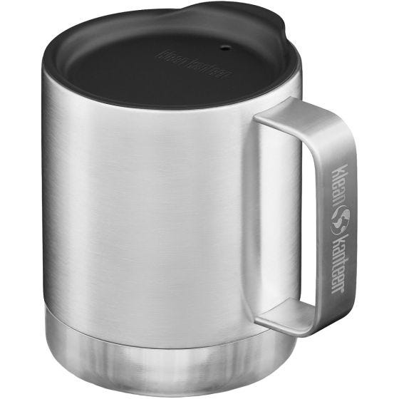 Klean Kanteen 355ml Insulated Camp Mug w/Tumbler Lid Brushed Stainless