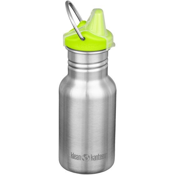 Klean Kanteen Kid Kanteen 355ml Bottle Sippy Cap Brushed Stainless