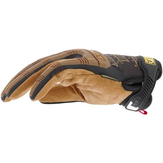 Mechanix Wear M-Pact Leather Gloves Brown