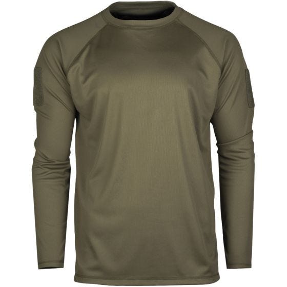Mil-Tec Tactical Long Sleeve Quick Dry Shirt Olive