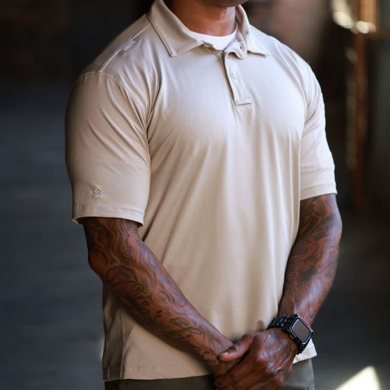 Propper EdgeTec Short Sleeve Polo Heather Grey