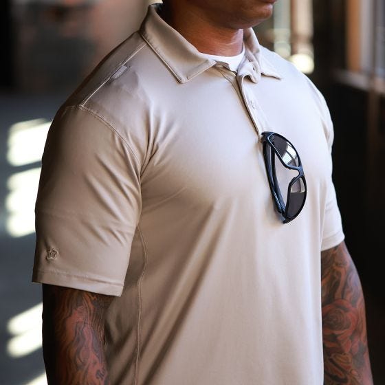 Propper EdgeTec Short Sleeve Polo Heather Grey