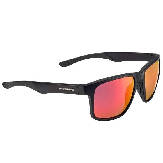 Swiss Eye Life Sunglasses Smoke BR Revo Lens / Black Matt/Black Frame