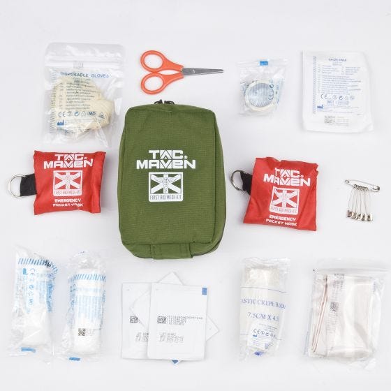 TAC MAVEN Hippokrates First Aid Kit Olive Green