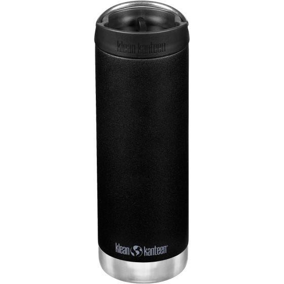 Klean Kanteen TKWide 473ml Insulated Bottle Cafe Cap Black