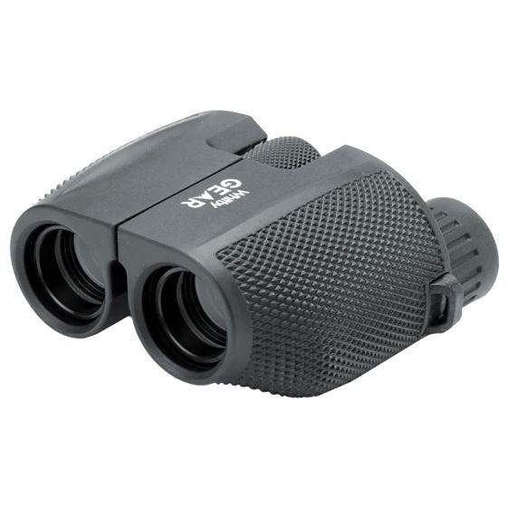 Whitby Gear Compact Binoculars 10x25 Black