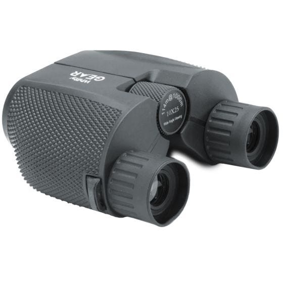Whitby Gear Compact Binoculars 10x25 Black