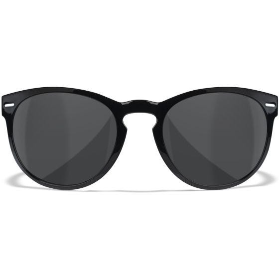 Wiley X WX Covert Glasses - Grey Lenses / Gloss Black Frame