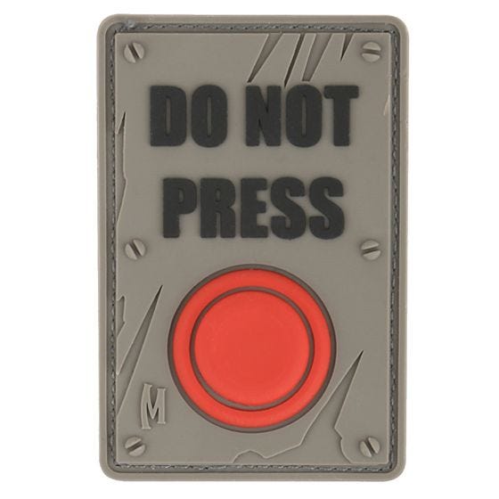 Maxpedition Do Not Press (SWAT) Morale Patch
