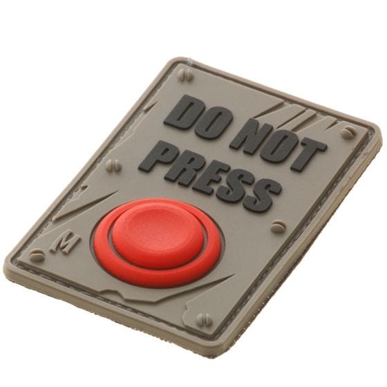 Maxpedition Do Not Press (SWAT) Morale Patch