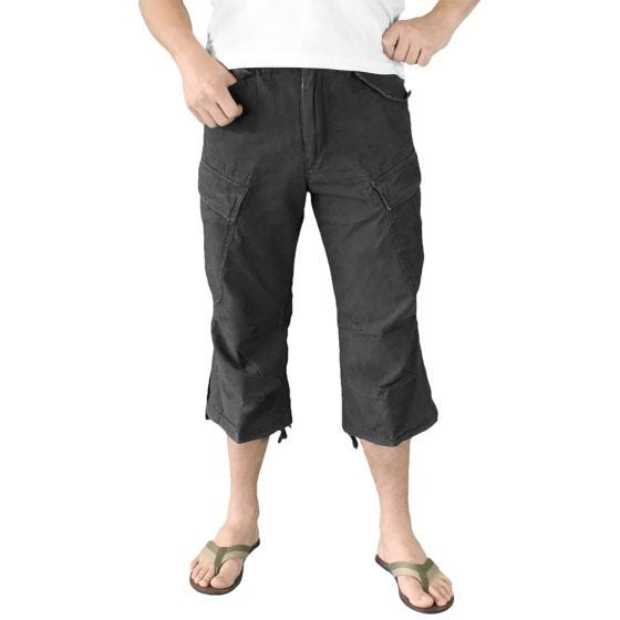 Surplus Engineer Vintage 3/4 Shorts Black