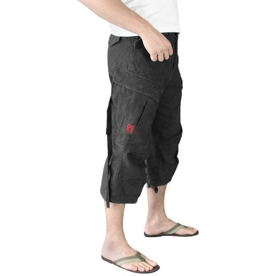 Surplus Engineer Vintage 3/4 Shorts Black