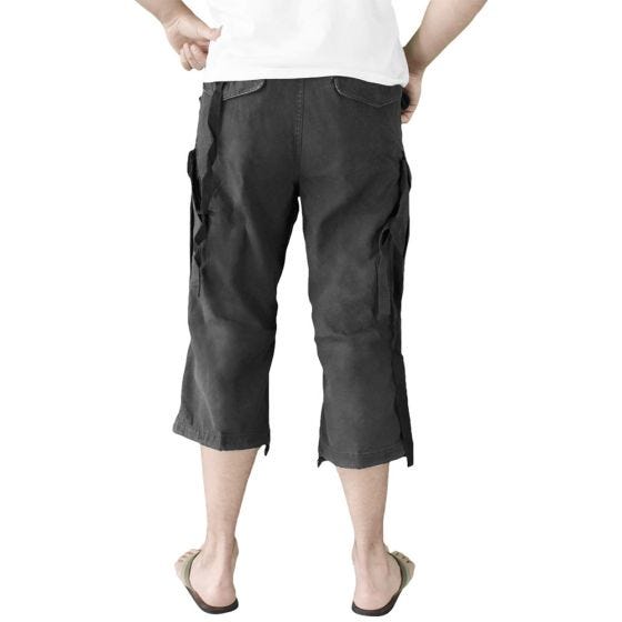 Surplus Engineer Vintage 3/4 Shorts Black