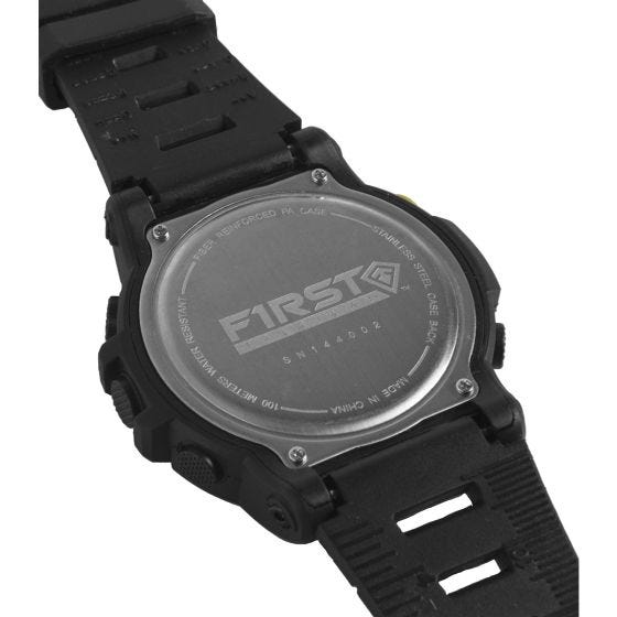 First Tactical Canyon Digital Compass Watch Black