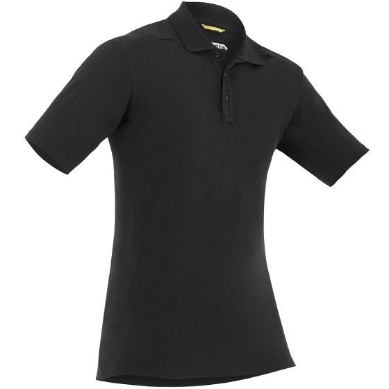 First Tactical Men's Cotton Short Sleeve Polo with Pen Pocket Black