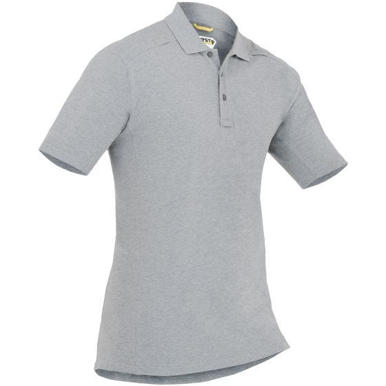 First Tactical Men's Cotton Short Sleeve Polo with Pen Pocket Heather Grey