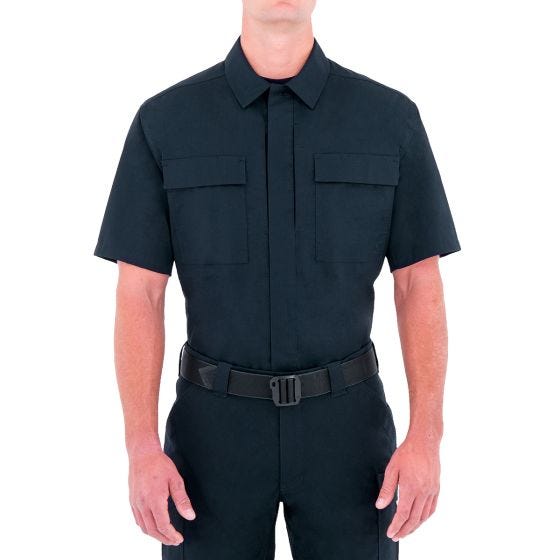 First Tactical Men's Tactix Short Sleeve BDU Shirt Midnight Navy