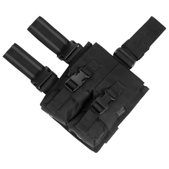 Flyye Drop Leg Double M4/M16 Magazine Pouch Black