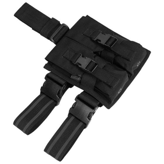 Flyye Drop Leg Double M4/M16 Magazine Pouch Black