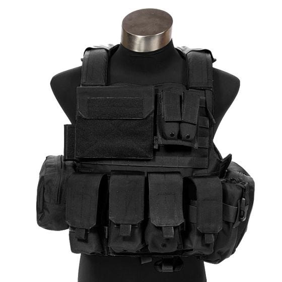 Flyye Force Recon Vest with Pouch Set ver. Land Black