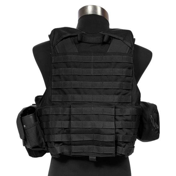 Flyye Force Recon Vest with Pouch Set ver. Land Black