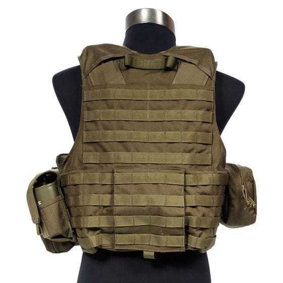 Flyye Force Recon Vest with Pouch Set ver. Land Coyote Brown