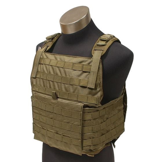 Flyye MOLLE Style PC Plate Carrier Coyote Brown