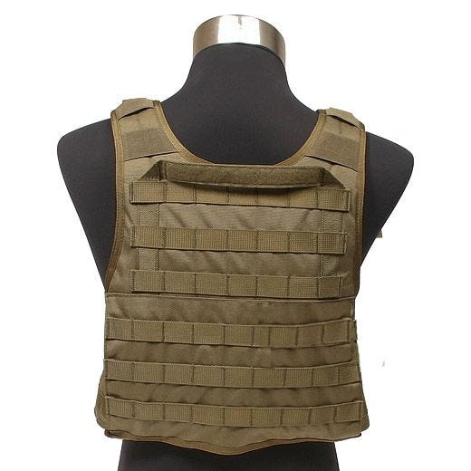 Flyye MOLLE Style PC Plate Carrier Coyote Brown