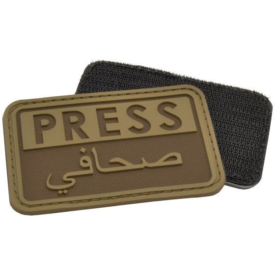 Hazard 4 3D Press / Arabic Reporters Morale Patch Coyote