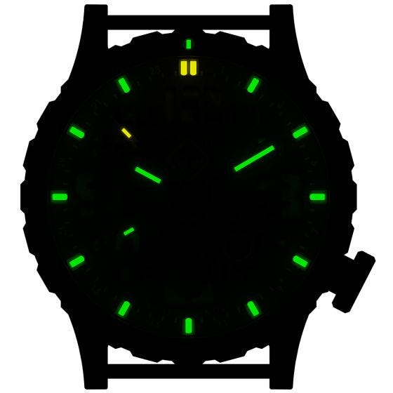 Hazard 4 Heavy Water Diver Titanium Tritium Watch Cavern Green/Yellow