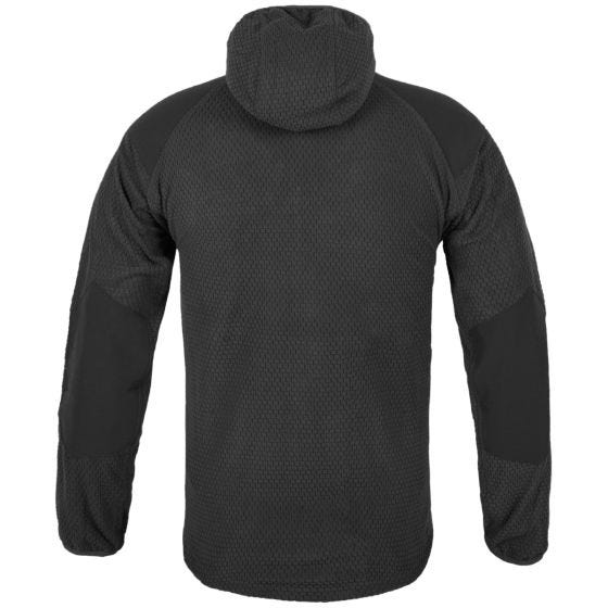 Helikon Alpha Hoodie Jacket Grid Fleece Black
