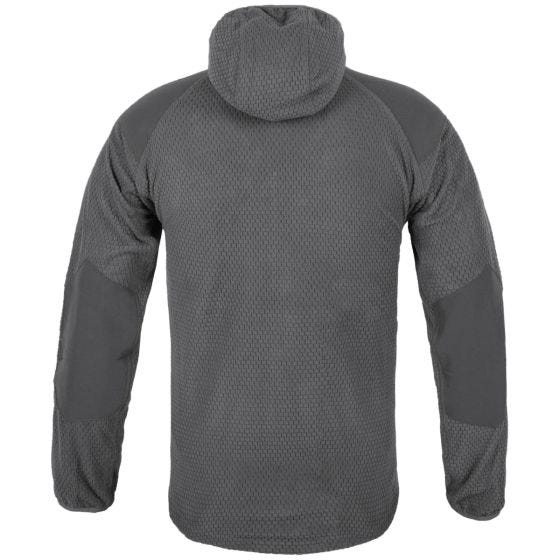 Helikon Alpha Hoodie Jacket Grid Fleece Shadow Grey