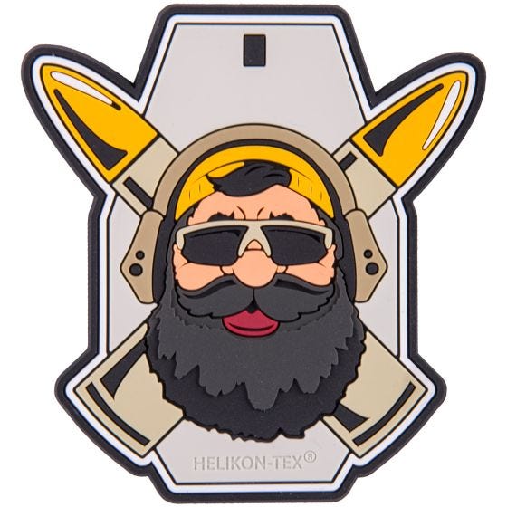 Helikon Beardman Range Patch Grey