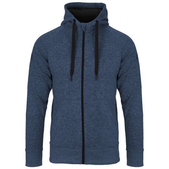Helikon Covert Tactical Hoodie Full Zip Melange Blue