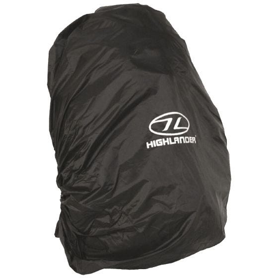 Highlander Waterproof Rucksack Cover Medium Black