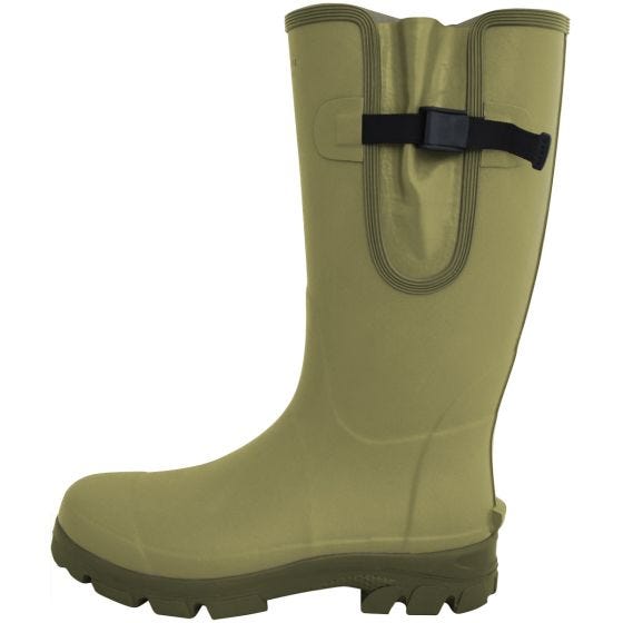 Jack Pyke Ashcombe Gusset Wellington Boots Olive