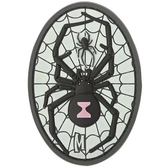 Maxpedition Black Widow (Glow) Morale Patch