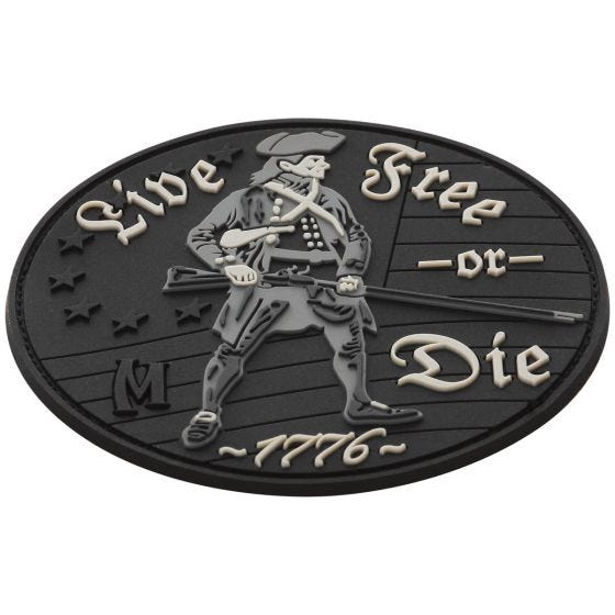 Maxpedition Live Free or Die (SWAT) Morale Patch